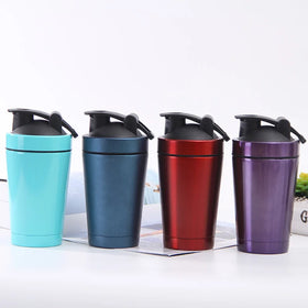 FX Factory High Quality Custom Logo GYM 500ml Double Wall 304 Stainless Steel Vacuum Insulated Eco-Friendly Shaker Bottle