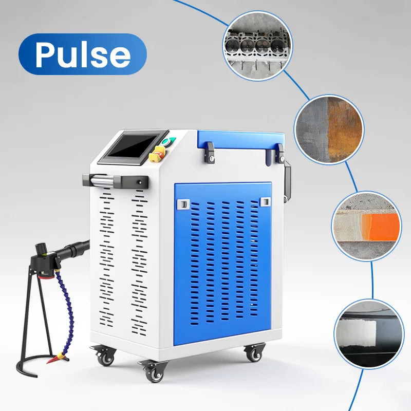 300W Pulse  Laser Cleaning Machine 300W Wood  Paint Removal and Weld Cleaning  Lazer Rust Removal