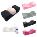 PU Velvet Beauty Salon Eyelash Extension Neck Support Pillow Private Label Lash Extension Memory Foam Pillow