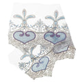 1 Yard Embroidery Lace Trim Heart Flower Ribbon DIY Clothing Dress Sewing 18cm Wide