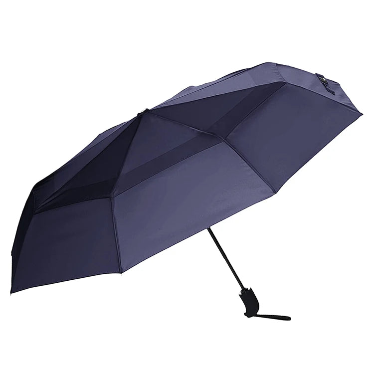 Custom Advertising Three Fold Big Travel Umbrella Automatic Outdoor Windproof Umbrella Wholesale Cheap Price