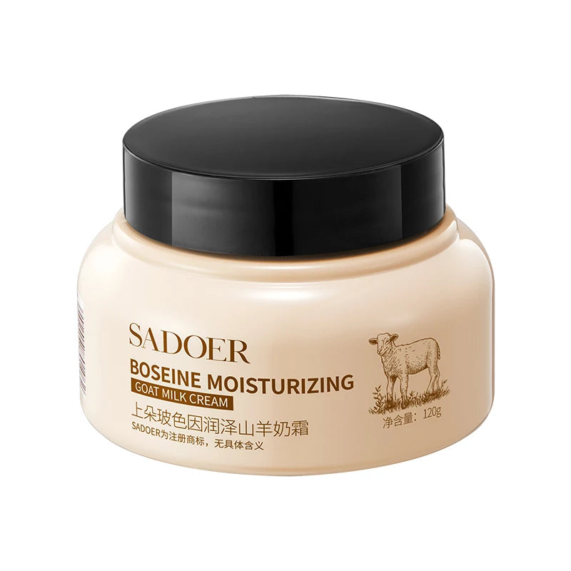 120g Private Label SADOER Brightening Skin Care Goat Milk Tender Moisturizing Face Cream