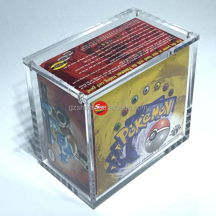 SHP High Quality Pokemon TCG Scarlet and Violet Twilight Masquerade Acrylic Case English Booster Box for Trading Card Game