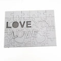 Sublimation LOVE Wood Mdf Puzzle Custom Jigsaw Puzzles