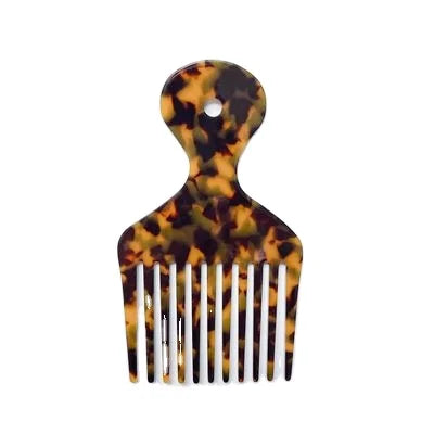 Wide Tooth Portable Multi Color Hair Comb Curly Hair Brush Cellulose Acetate Hairdressing Comb