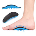 2025 Dropshipping Supplier Services Arch Support Half Pad Shock-absorbing Fasciitis Foot Valgus Flat Foot Corrective Insole