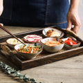 Japanese Style Soy Sauce Dish Ceramic Appetizer Plate Tapas Serving Dishes Set White Ceramic Sauce Dish