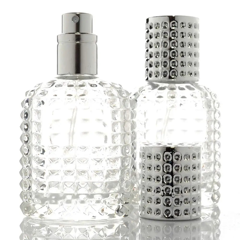 Pineapple Perfume Glass Bottles 30ml 50ml 100pcs MOQ Luxury Women Round Transparent Empty Fragrance Spray Bottle for Face Cream