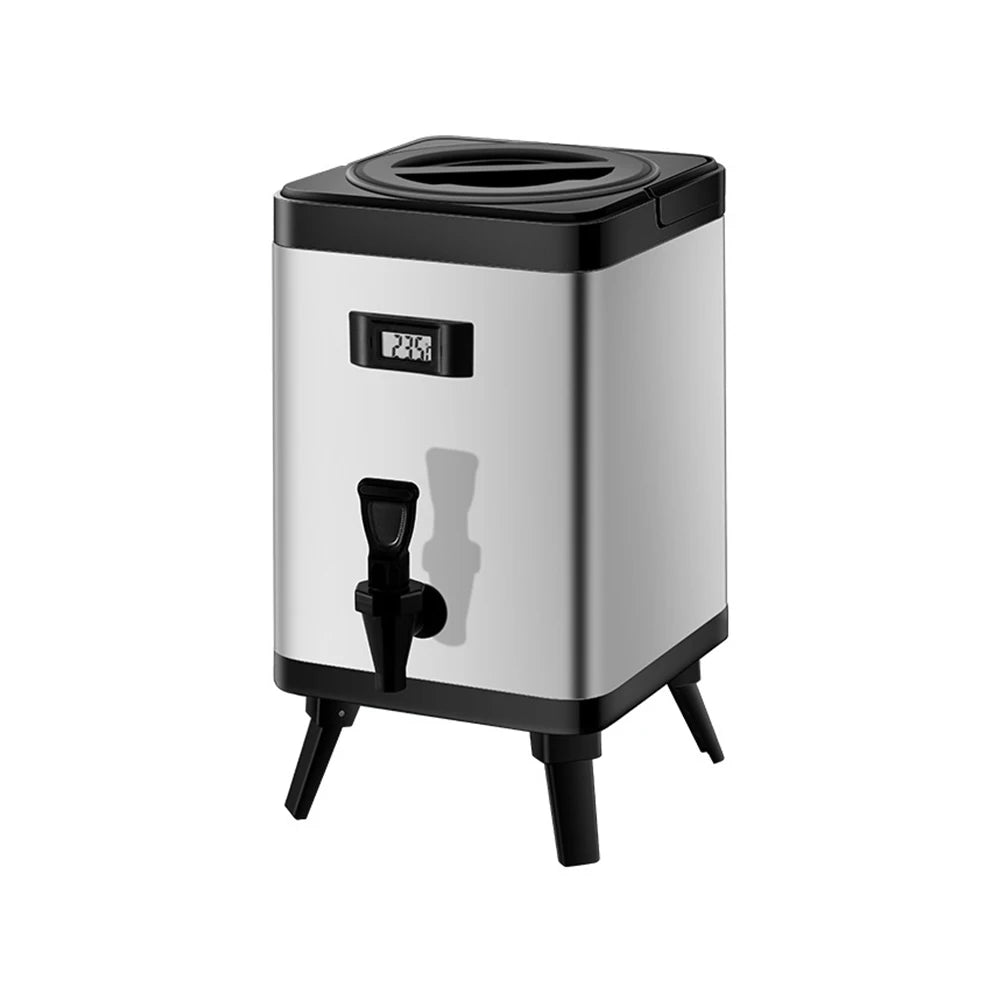 6L 8L 10L 12L Commercial Stainless Steel Insulation Barrel Milk Tea Insulated Barrel Water Buckets Cool and Hot Drinks Barrel
