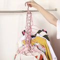 2022 Tiktok Popular 9 in 1 Plastic Multi-functional Good Business Fast Sell Magic Clothes Travel Plastic Hanger