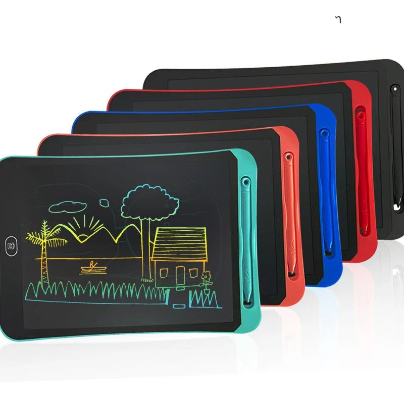 Good Quality 12 Inch Multicolorful  Digital Graphic Tablet Art Writing Board LCD Handwriting Pad Electronic Drawing Board