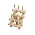 12 Wooden Spool Thread Rack Sewing Machine Sewing Thread Rack Custom Thread Holder Wooden Rack With Hanging Hooks
