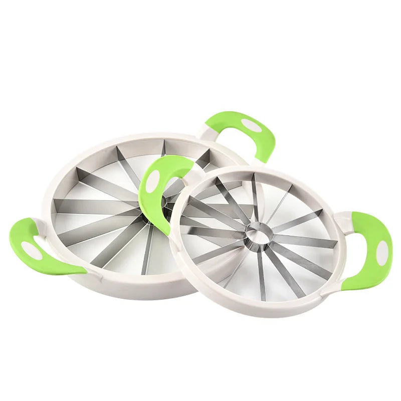 Manufacturer Wholesale Stainless Steel Watermelon Cutting Production Convenient Fruit Divider Cut Cantaloupe Cut Fruit Divider R