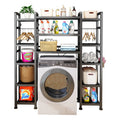Bathroom Multi  Tier Space Saver Toilet  Metal Bathroom Organizer Accessory Towel Storage Shelf Corner Washing Machine Rack Set