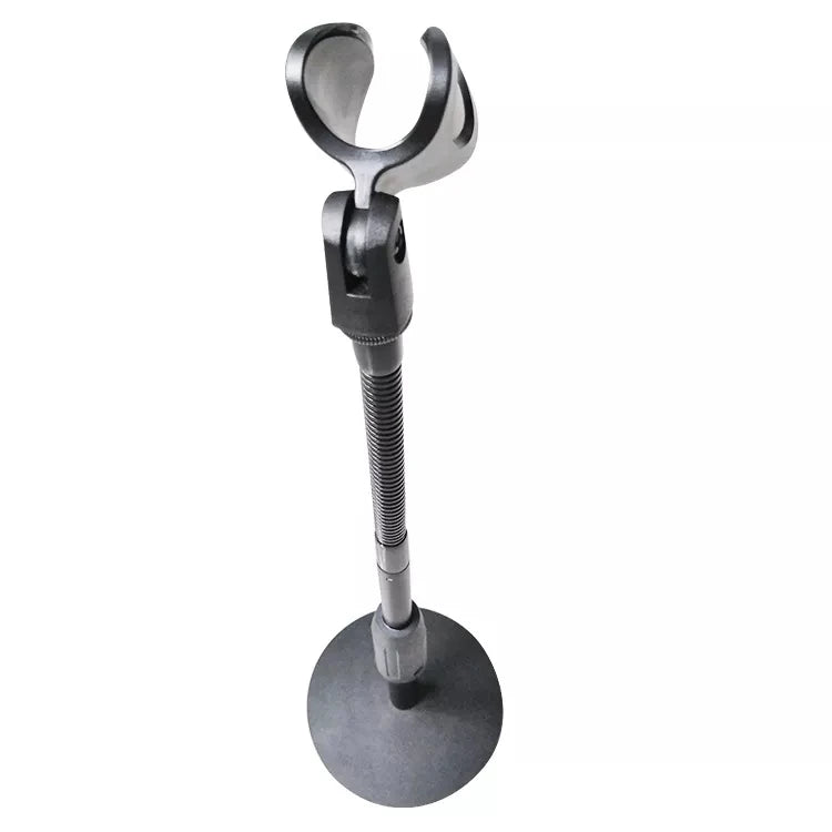 Professional Recording Studio Round Base Mic Holder Clip Adjustable Height Desktop Table Microphone Stand
