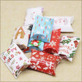 Wholesale Manufacturer Mini Pillow Shape Cardboard Candy Box Christmas Favor Gift Boxes for Kids