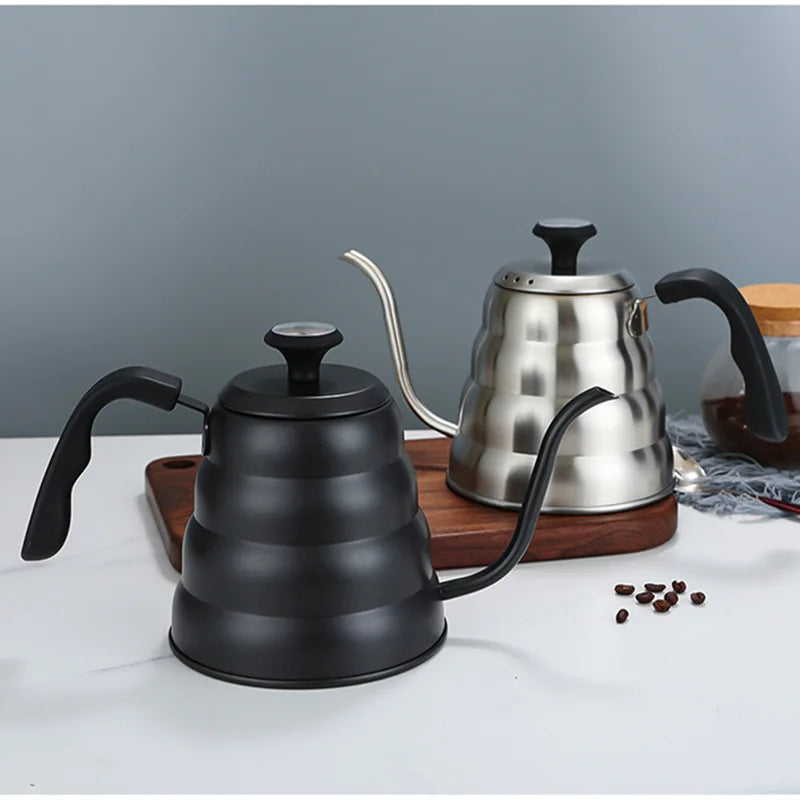Best Selling Coffee Accessories Gooseneck Spout Hand Drip Stainless Steel Pour Over Coffee Kettle With Thermometer