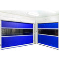 Modern Design High-Speed Zipper PVC Roller Shutter Door Insulation Warehouse Fast Repair with Windproof Feature Finished Surface