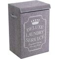 Custom Eco-friendly  Slim Waterproof Laundry Basket With Lid for Laundromat Washer Cleaner