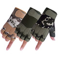 Tactical  Half Finger Gloves Camouflage Men's and Women's Outdoor Motorcycle Riding Gloves Sports protection Fitness Glo