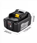 Cordless Power Tool Battery Pack 6Ah 5Ah 4Ah Rechargeable Lithium Ion Compatible Battery Pack for BL1830 BL1840 BL1850