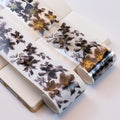 PET Gold Foil Tapes for Scrapbooking Decoration Manufacturer Custom High Quality Decorative Large Washi PET Tape Rolls