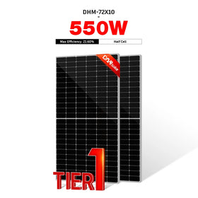 Highest Power 540w 550w 560w Panel Solar Mono Perc Half Cut Solar Panels