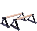 Factory Custom Gymnastic Parallette Bar Push Ups Dip Bars Wooden Parallettes Gym Home Fitness Equipment