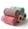 Charmkey Wholesale 2mm  Macrame Cord Natural Handmade Colored Craft  Cotton Rope