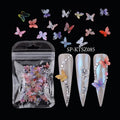 Wholesale Handmade Butterfly Nail Art Resin Charms 3D Design Nail Decorate