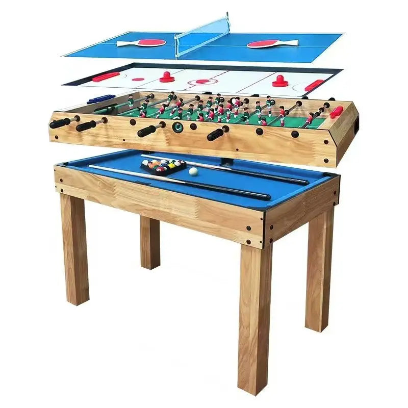 Popular Sell 4 in 1 4ft  Soccer Table/ Billiard Pool Table/ Mini Table Tennis  Multi Functions Game Table