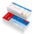 Custom 82.55mmx203.2mm Strong Adhesive Printing Thermal Coated Cardboard Flight Event Ticket Airline Boarding Pass Paper