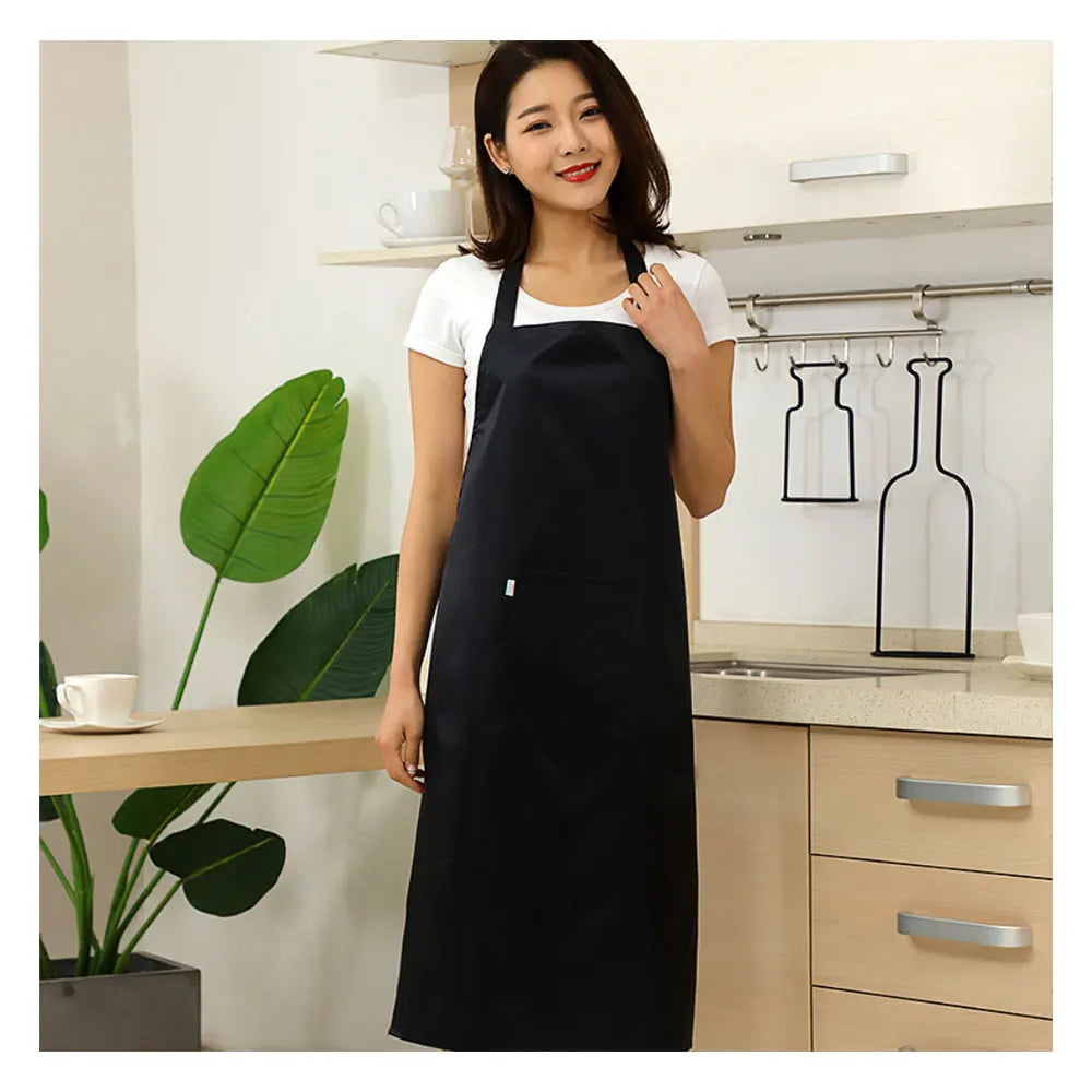 Kitchen Waist Sanitary Sleeveless Aprons Unisex for Cafes & Beauty Studios Restaurants Oxford Fabric Ciliu