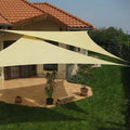Outdoor Hotel Resort Villa Garden Heavy Duty Oxford Sun Shade Sail Wind Resistant Triangle Shading Sails
