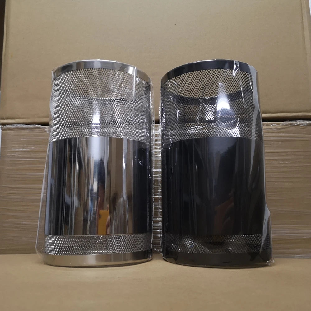 Hot Sale Metal Mesh Screens Hookah Wind Covers Black Silver Shisha Chicha Narguile Accessories