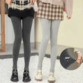 Women Thick Knitted Striped Leggings Autumn Winter Warm Cotton Pantyhose High Elasticity Slimming Foot-stepping One-piece Pants