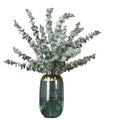Two Sizes Real Looking 5 Forks Silver Dollar Stems Artificial Eucalyptus Leaves
