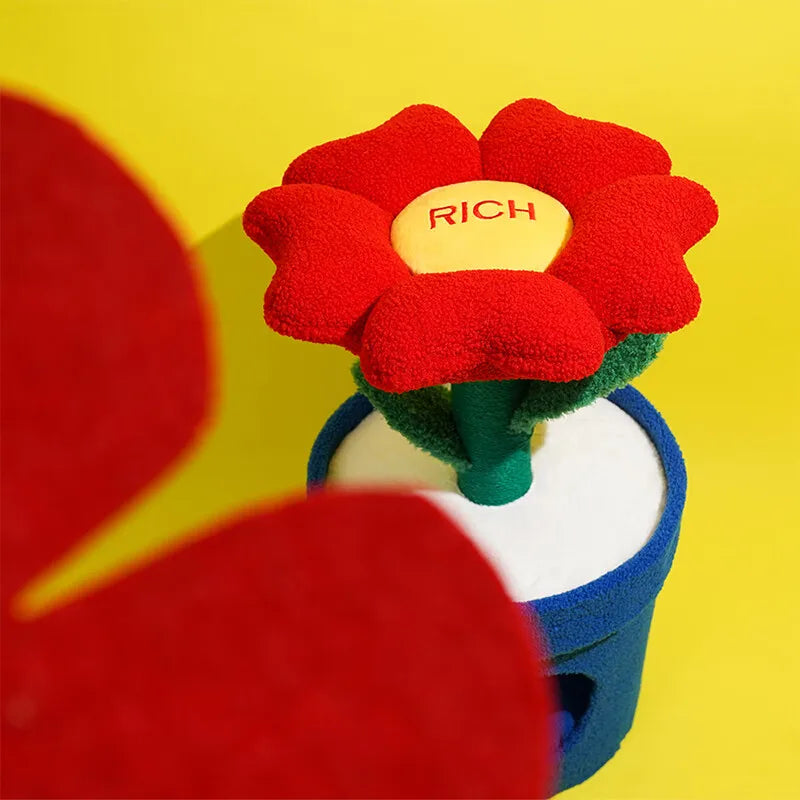 Rich Flowers Design Festival Decorations Cat Climbing Frame Cat Nest Cat Bed Tree Does Not Drop Debris Wear-resistant Toy