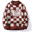 Custom logo Design Knit Pullover Jumper Knitwear Long Sleeve Fashion Crew Neck Winter Knitted Cotton Sweater Men