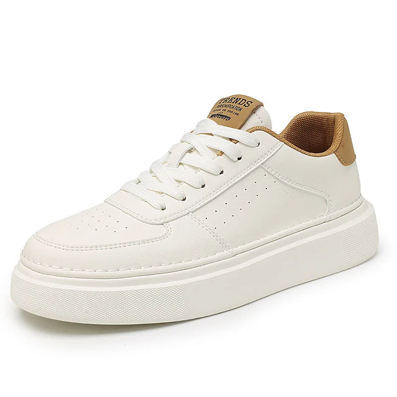 Custom Men's Retro Sporty Sport Flat Casual Shoes Comfortable New Genuine Leather with Anti-Slippery Feature for Winter Spring