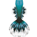 Rumble Fish Eco-Friendly Printed Mermaid Swimsuit Breathable Waterproof Swimming Toy Tail Costume Sportswear Bikini Front