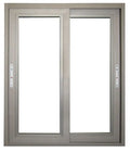 AS2047 Modern Double Glazed Sliding Windows 3 Tracks Aluminum Frame for Hotels Horizontal Opening Swing Hanging Curtain Design