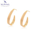 X000796465 Xuping Jewelry 18K Gold Plated Color Chunky C Hook Hoop Big Large Women Earrings