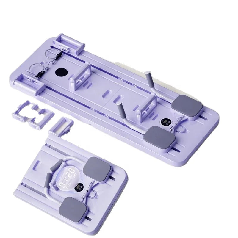 Home Workout Equipment Multi-fuctional Exercise Board Foldable Compact Pilates Reformer