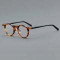 ADE WU YL5805 Vintage Round Transparent Glasses Acetate Eyewear Optical Men Eyeglasses Frames Designer Computer Optical Glasses