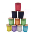 A07M Wholesale Small Mini Tumbler Glass Jar Soy Wax Scented Candles for Promotion Gift Set MegaBDM