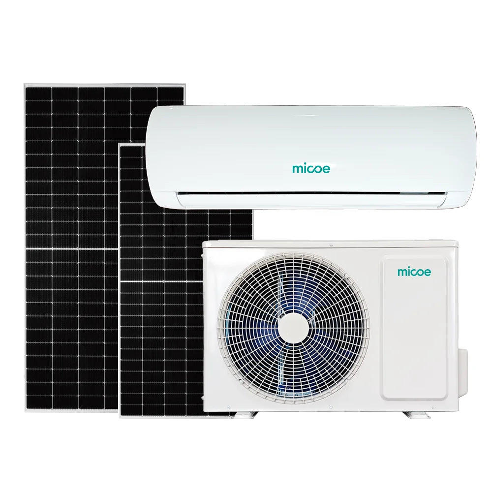 Micoe Home Appliances Wall-mounted Solar Hybrid Air Conditioning Air Cooler PV Panel Solar Powered Air Conditioner for Yemen