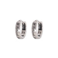 Factory Wholesale Retro Fashion Earring 925 Silver Hoop Custom Simple Letter Earring Jewelry Women Gift