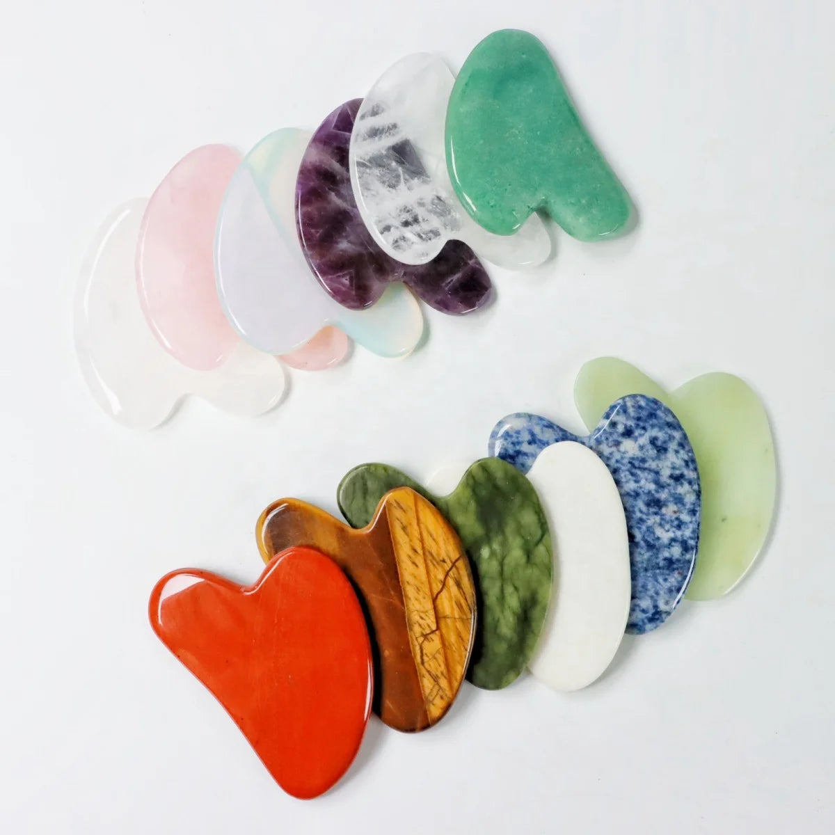 Black Obsidian Nephrite Jade Bian Xiuyu Custom Gua Sha Set Gua Sha
