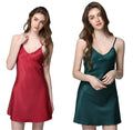 Wholesale Sexy Summer Women's Designer Sleepwear Silk Night Dresses for Women Silk Pajamas Lady Nightgown